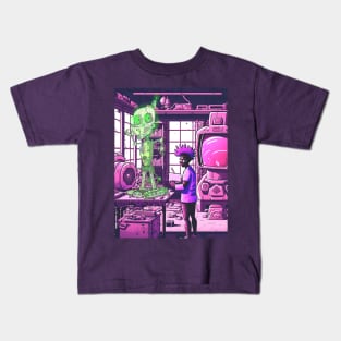 Weird Robot Kids T-Shirt